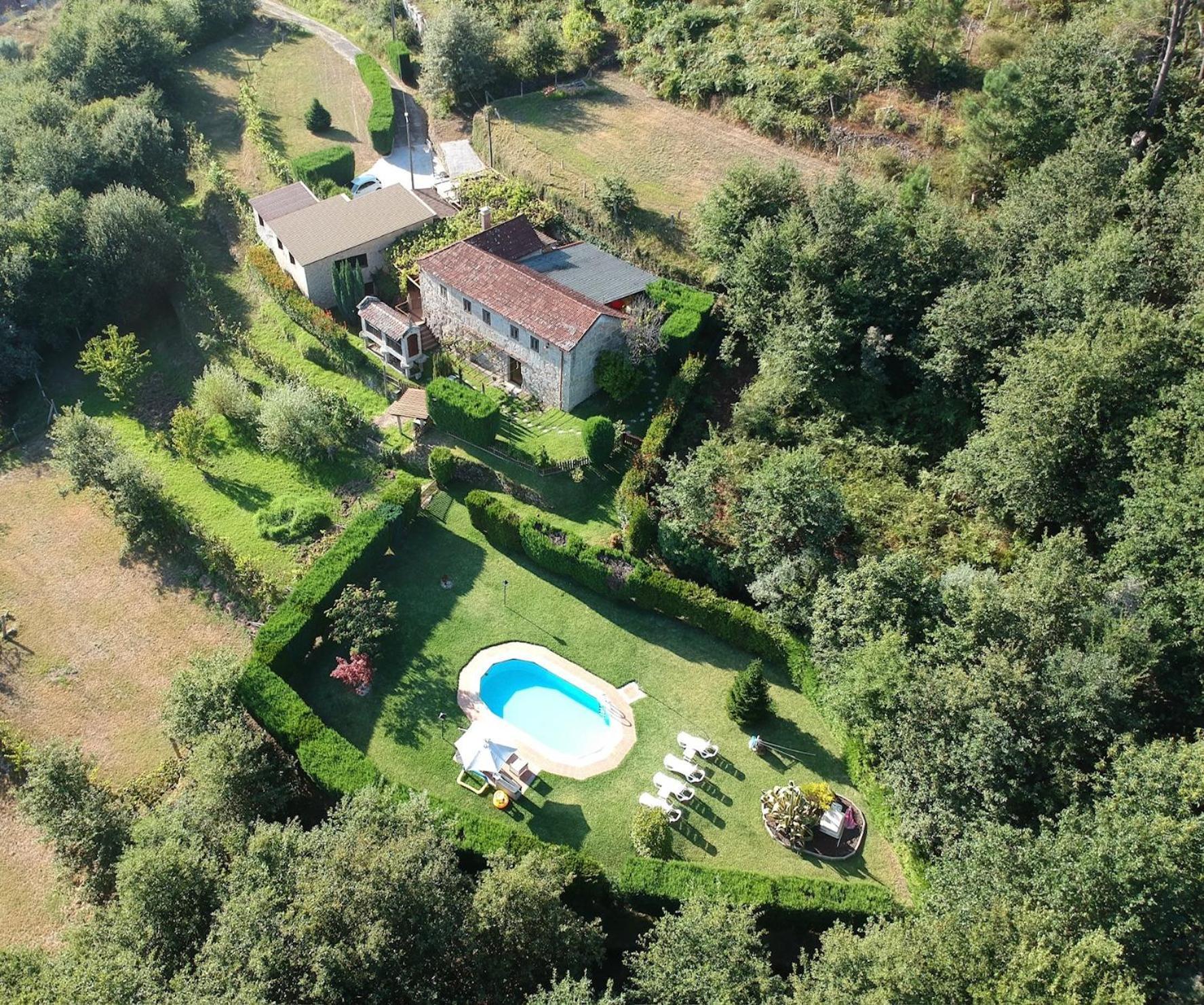 Casa Rural O Carballo Da Pedra La Caniza ภายนอก รูปภาพ